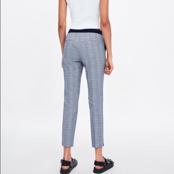 zara jogger waist pants